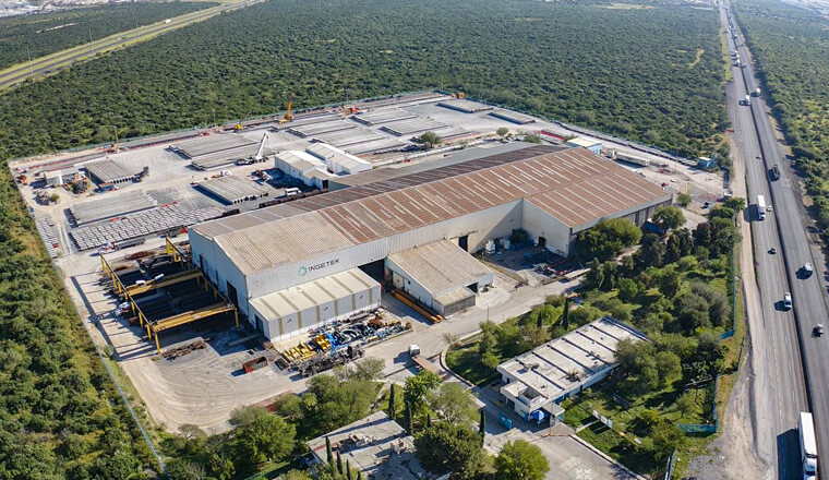 Monterrey plant to show Ingetek's location in Monterrey, Nuevo León