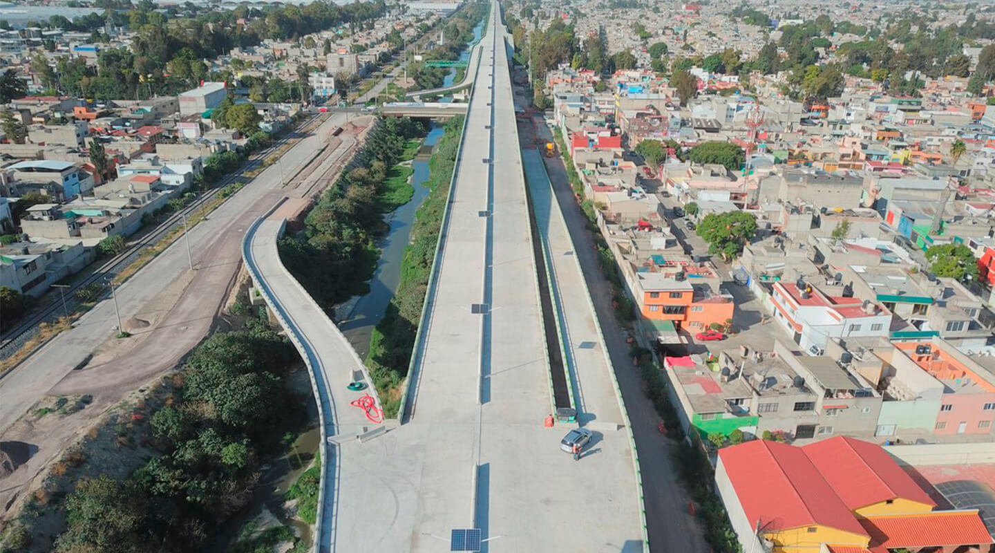 In the Autopista Siervo de la Nación project, supply, fabrication, and installation was delivered for MOTA-ENGIL.